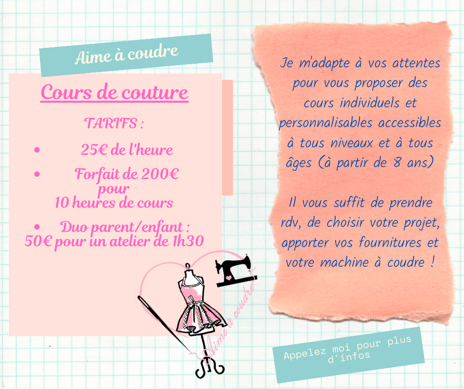 cours de couture